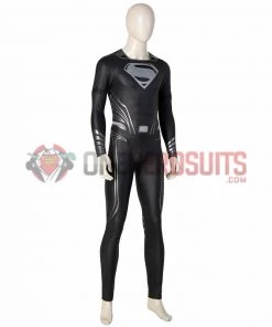 Justice League Superman Cosplay Costumes Superman Black OneHeroSuits