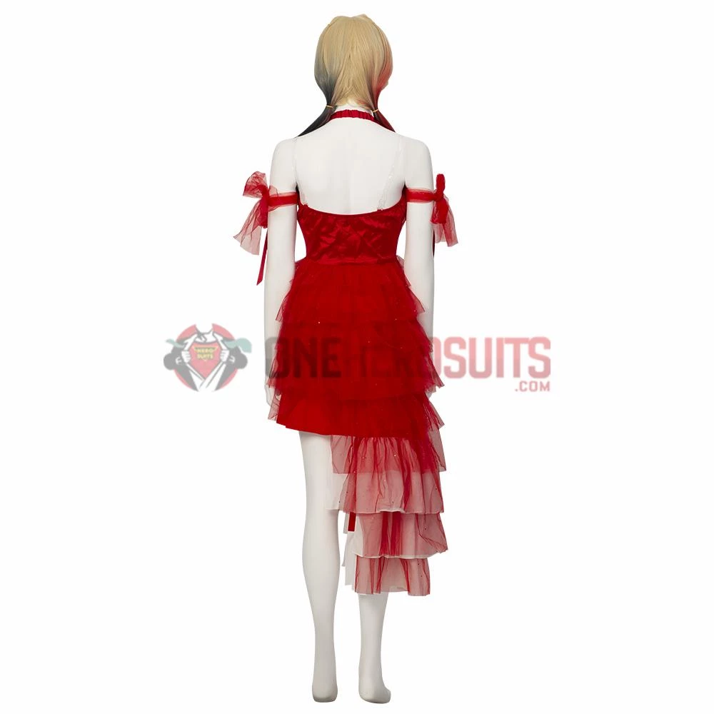 OneHeroSuits The Suicide Squad Red Dress Cosplay Costumes Harley Quinn Top Leval Suits 10 OneHeroSuits The Suicide Squad Red Dress Cosplay Costumes Harley Quinn Top Leval Suits