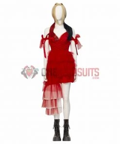 OneHeroSuits The Suicide Squad Red Dress Cosplay Costumes Harley Quinn Top Leval Suits 31 OneHeroSuits The Suicide Squad Red Dress Cosplay Costumes Harley Quinn Top Leval Suits