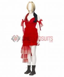 OneHeroSuits The Suicide Squad Red Dress Cosplay Costumes Harley Quinn Top Leval Suits 33 OneHeroSuits The Suicide Squad Red Dress Cosplay Costumes Harley Quinn Top Leval Suits
