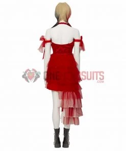 OneHeroSuits The Suicide Squad Red Dress Cosplay Costumes Harley Quinn Top Leval Suits 34 OneHeroSuits The Suicide Squad Red Dress Cosplay Costumes Harley Quinn Top Leval Suits