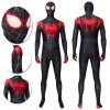 OneHeroSuits Zentai/Jumpsuit Miles Morales Suit Into The Spider Verse Black Bodysuit