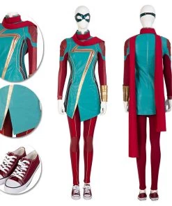 OneHeroSuits Ms.Marvel Kamala Khan Cosplay Costumes Top Level Suit