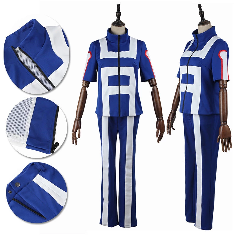 OneHeroSuits Animation My Hero Academia Cosplay Costume Academia Izuku School Gymnastics Suit