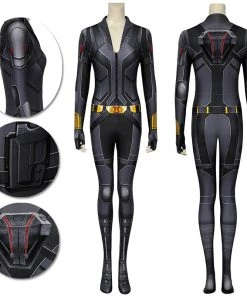 1herosuits Natasha Romanoff Spandex Black Cosplay Costumes Black Widow 3D Printed Cosplay Suit