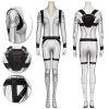 1herosuits Natasha Romanoff Spandex White Cosplay Costumes Black Widow 3D Printed Cosplay Suit