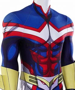 OneHeroSuits All Might Cosplay Costumes My Hero Academia Blue Bodysuit