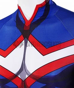 OneHeroSuits All Might Cosplay Costumes My Hero Academia Blue Bodysuit