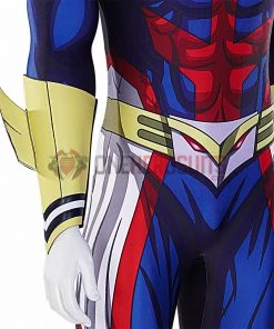 OneHeroSuits All Might Cosplay Costumes My Hero Academia Blue Bodysuit