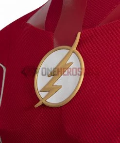 OneHeroSuits The Flash S8 Barry Allen Cosplay Costumes With Golden Boots