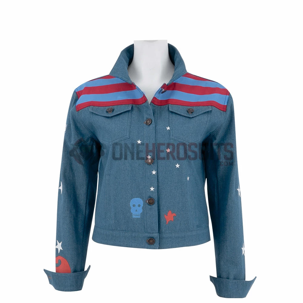 OneHeroSuits Doctor Strange 2 Cosplay Costumes Miss America Blue Coat 2 OneHeroSuits Doctor Strange 2 Cosplay Costumes Miss America Blue Coat