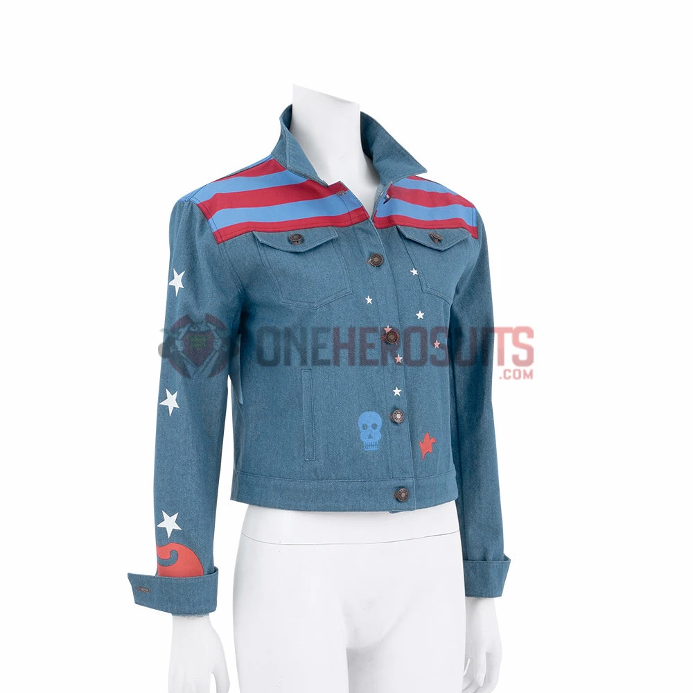 OneHeroSuits Doctor Strange 2 Cosplay Costumes Miss America Blue Coat 4 OneHeroSuits Doctor Strange 2 Cosplay Costumes Miss America Blue Coat