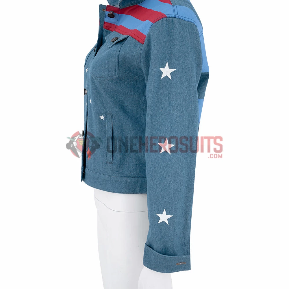 OneHeroSuits Doctor Strange 2 Cosplay Costumes Miss America Blue Coat 7 OneHeroSuits Doctor Strange 2 Cosplay Costumes Miss America Blue Coat