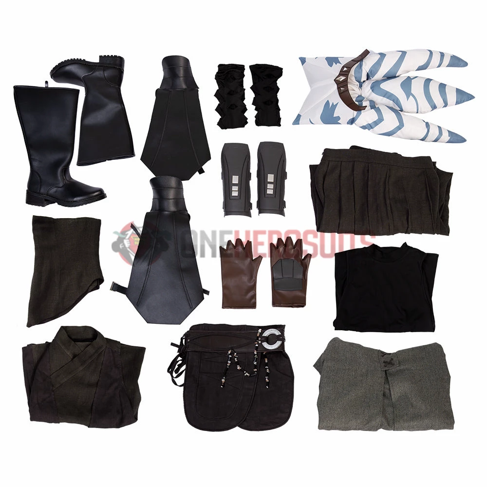 OneHeroSuits Star Wars Clone Wars Cosplay Costumes Ahsoka Tano Top Level Suits 2 OneHeroSuits Star Wars Clone Wars Cosplay Costumes Ahsoka Tano Top Level Suits