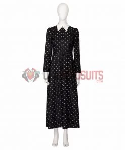 OneHeroSuits The Addams Family Cosplay Costume Wednesday Addams Dress Costumes 14 OneHeroSuits The Addams Family Cosplay Costume Wednesday Addams Dress Costumes