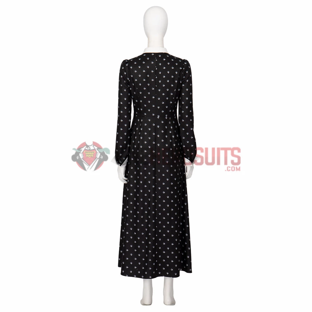 OneHeroSuits The Addams Family Cosplay Costume Wednesday Addams Dress Costumes 4 OneHeroSuits The Addams Family Cosplay Costume Wednesday Addams Dress Costumes