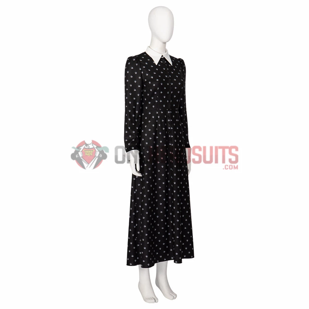 OneHeroSuits The Addams Family Cosplay Costume Wednesday Addams Dress Costumes 5 OneHeroSuits The Addams Family Cosplay Costume Wednesday Addams Dress Costumes