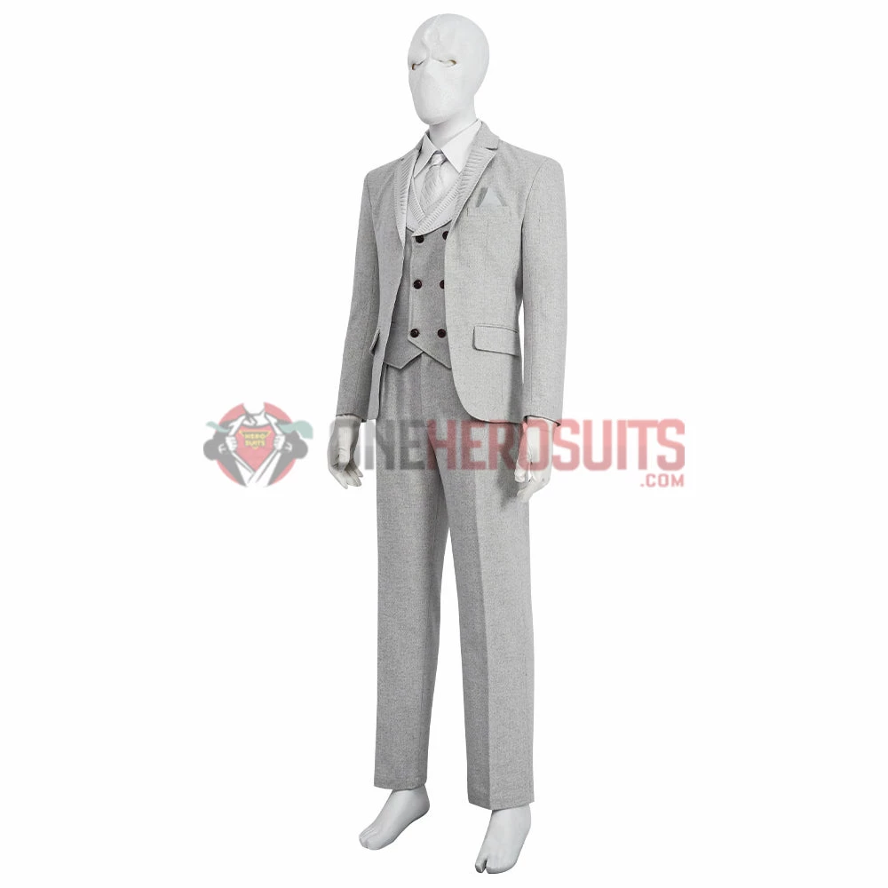 OneHeroSuits Moon Knight Cosplay Costumes Mr Knight White Suits With Mask 5 OneHeroSuits Moon Knight Cosplay Costumes Mr Knight White Suits With Mask