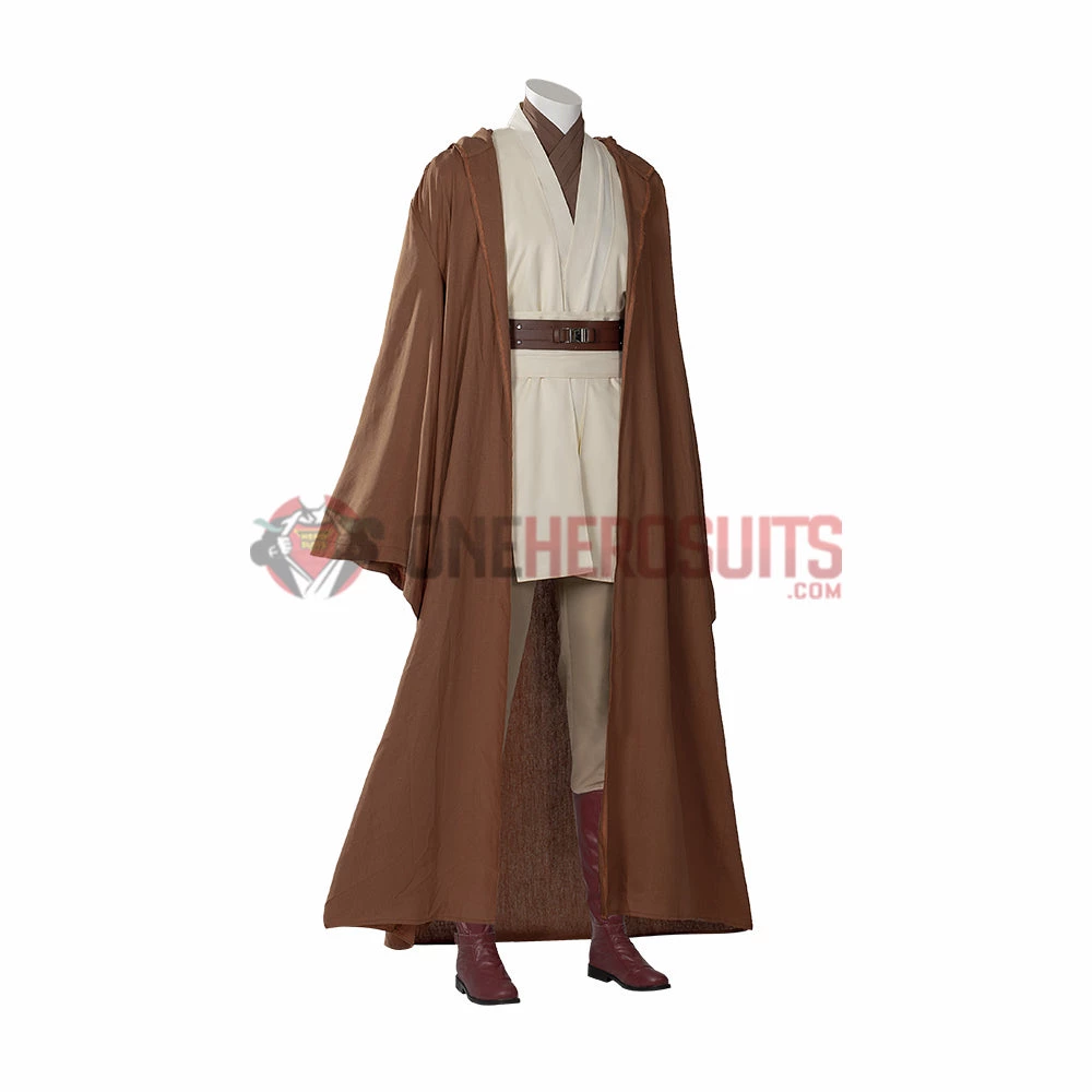 OneHeroSuits Obi-Wan Kenobi Cosplay Costumes Jedi Master Robes Suits 4 OneHeroSuits Obi-Wan Kenobi Cosplay Costumes Jedi Master Robes Suits
