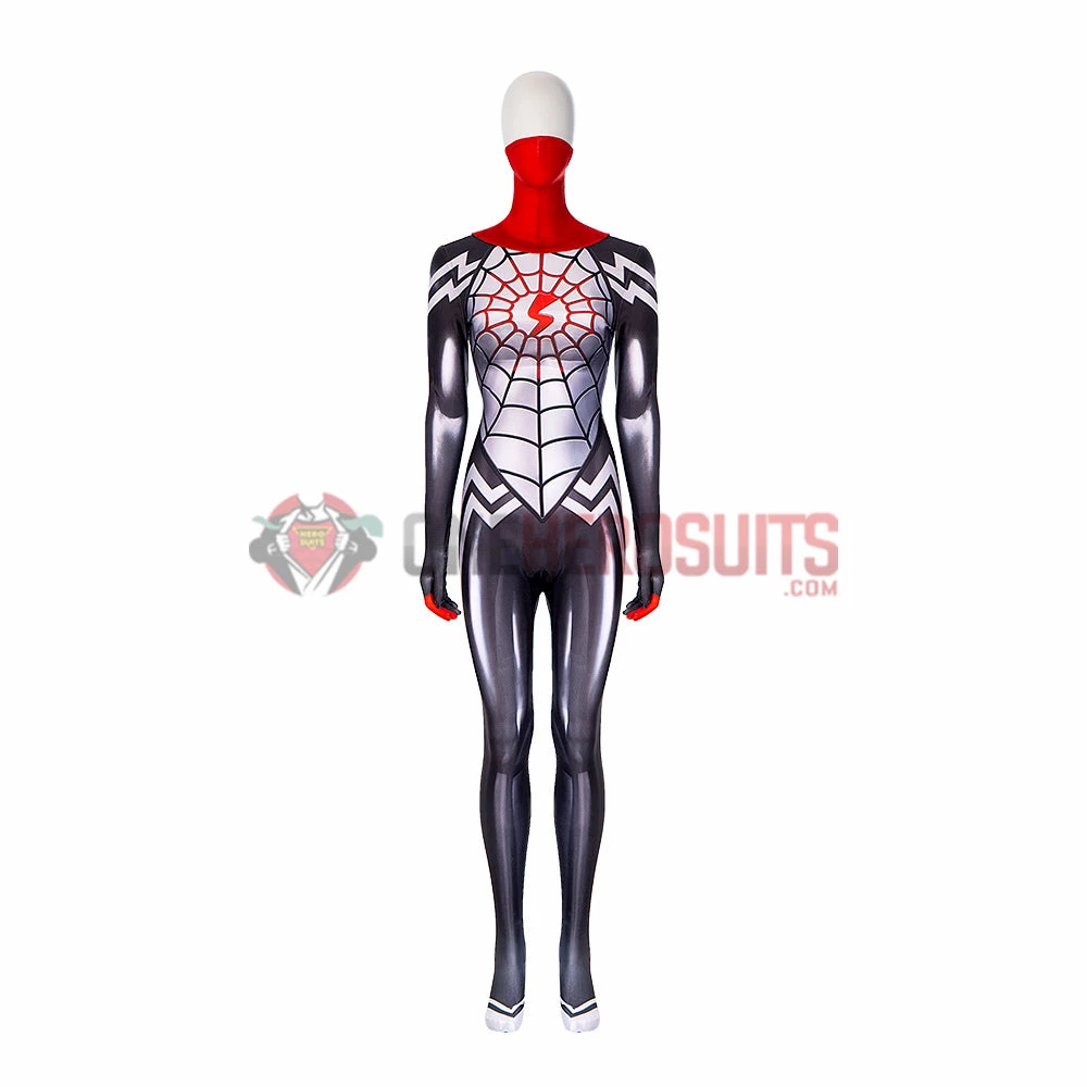 OneHeroSuits Silk Cindy Moon Cosplay Costumes Female Spiderman Bodysuit 3 OneHeroSuits Silk Cindy Moon Cosplay Costumes Female Spiderman Bodysuit