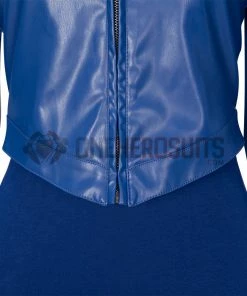 OneHeroSuits Cyberfist Cosplay Costumes Blue Leather Suits