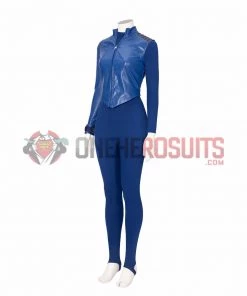 OneHeroSuits Cyberfist Cosplay Costumes Blue Leather Suits