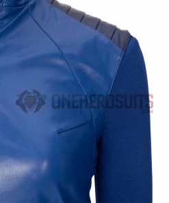 OneHeroSuits Cyberfist Cosplay Costumes Blue Leather Suits