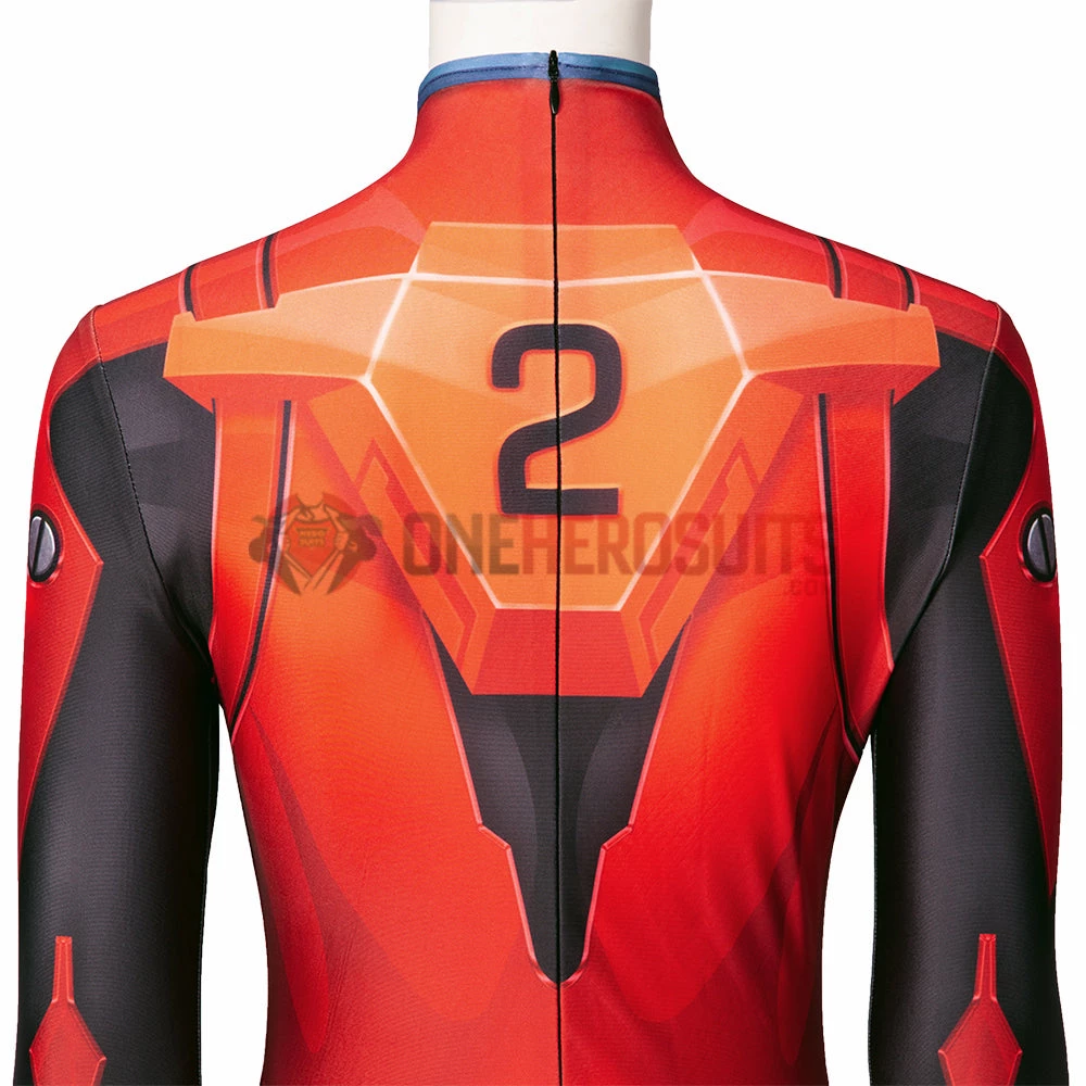 OneHeroSuits Neon Genesis Evangelion Cosplay Costumes Asuka Langley Red Combat Bodysuits 15 OneHeroSuits Neon Genesis Evangelion Cosplay Costumes Asuka Langley Red Combat Bodysuits