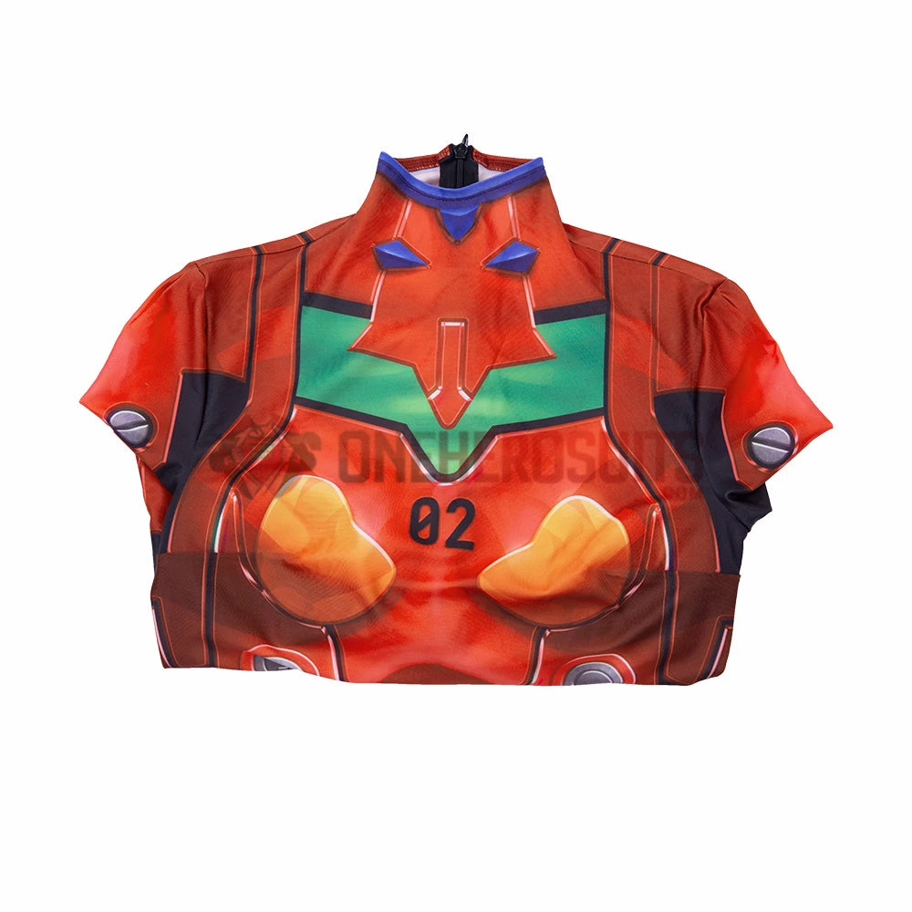 OneHeroSuits Neon Genesis Evangelion Cosplay Costumes Asuka Langley Red Combat Bodysuits 2 OneHeroSuits Neon Genesis Evangelion Cosplay Costumes Asuka Langley Red Combat Bodysuits