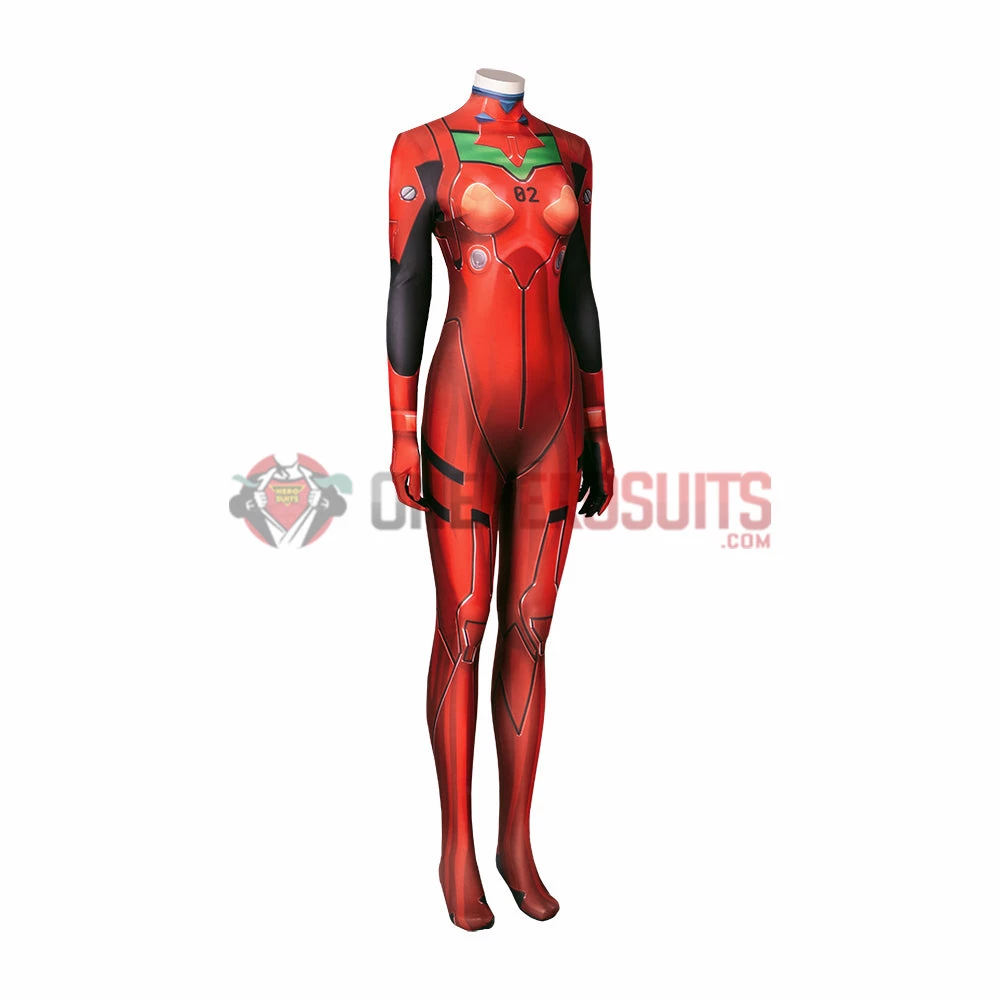 OneHeroSuits Neon Genesis Evangelion Cosplay Costumes Asuka Langley Red Combat Bodysuits 4 OneHeroSuits Neon Genesis Evangelion Cosplay Costumes Asuka Langley Red Combat Bodysuits