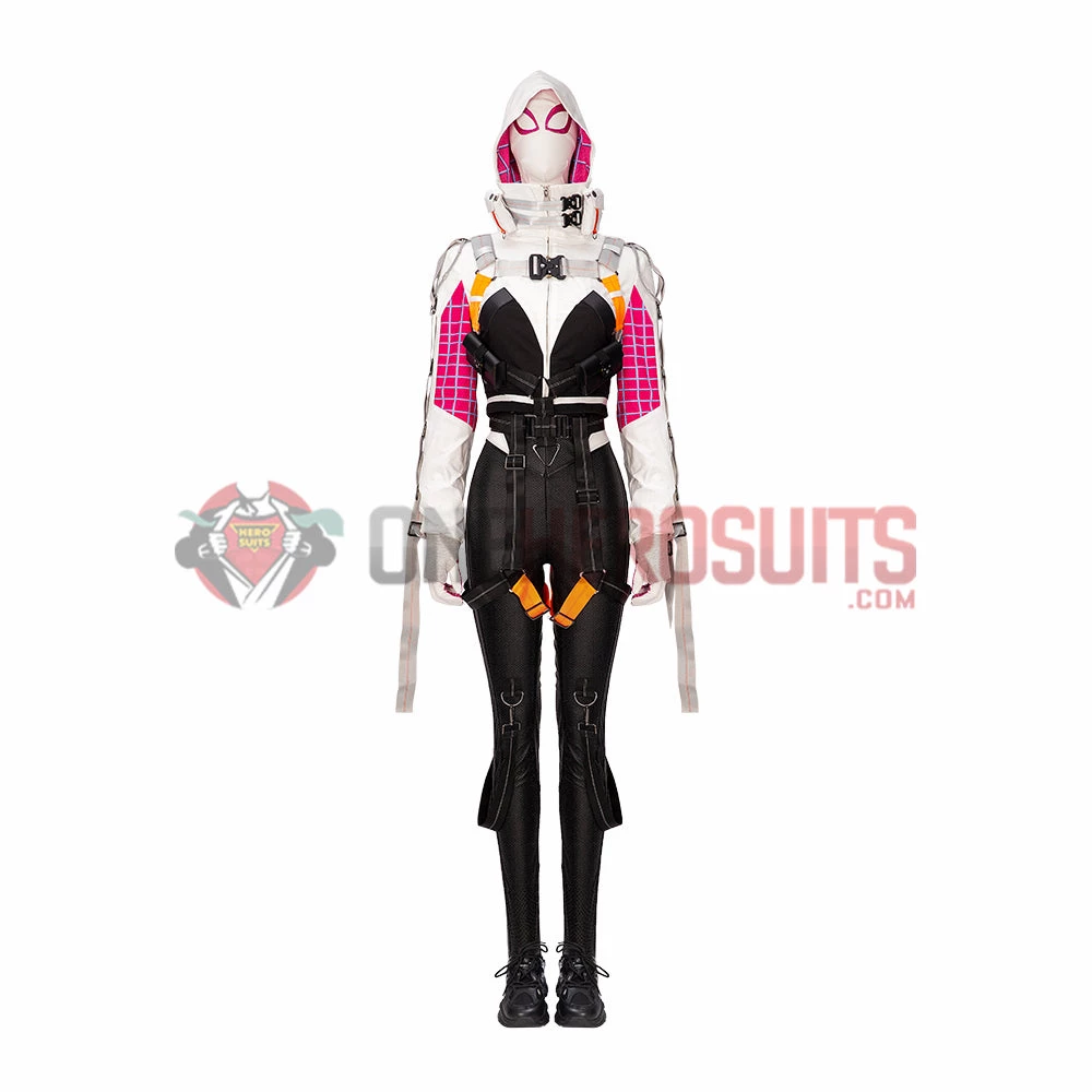 OneHeroSuits Spider Gwen Cosplay Costumes Gwen Upgraded Version Suits 3 OneHeroSuits Spider Gwen Cosplay Costumes Gwen Upgraded Version Suits
