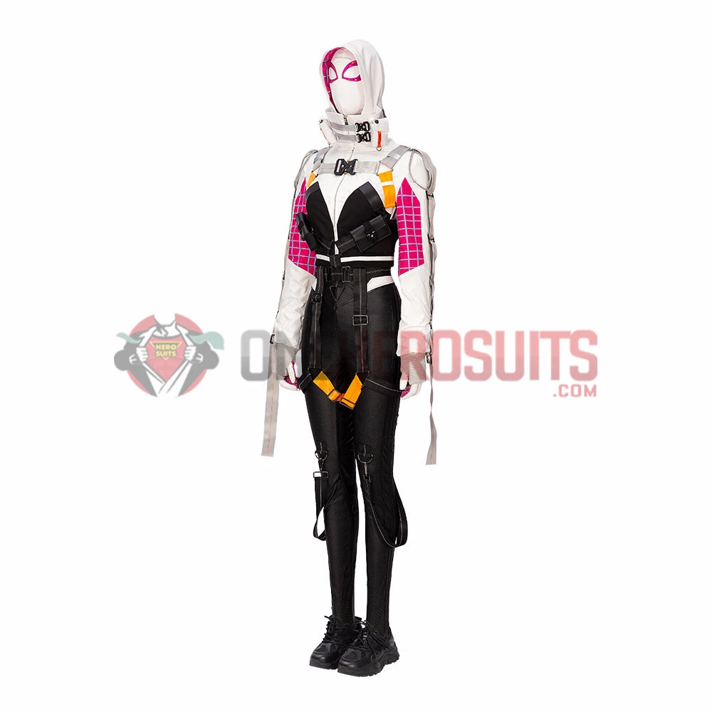 OneHeroSuits Spider Gwen Cosplay Costumes Gwen Upgraded Version Suits 4 OneHeroSuits Spider Gwen Cosplay Costumes Gwen Upgraded Version Suits