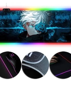 OneHeroSuits Mouse Pad RGB Gaming X-Large Mousepad Jujutsu Kaisen Satoru Gojo Creative Printed