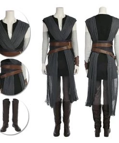 OneHeroSuits Rey Black Cosplay Costumes The Last Jedi Edition