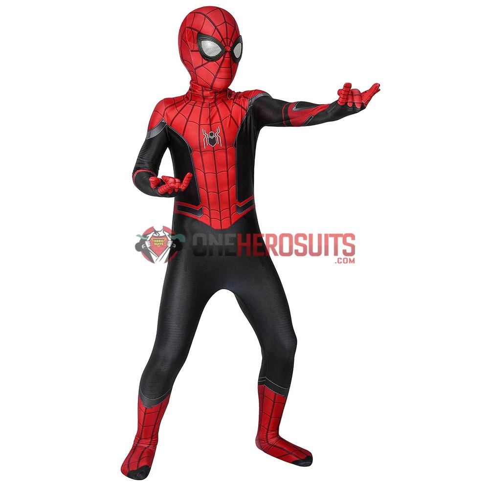 OneHeroSuits Christmas Gifts For Kids Spider-man Costume Far From Home HD Printed Suit Zentai/Jumpsuit 5 OneHeroSuits Christmas Gifts For Kids Spider-man Costume Far From Home HD Printed Suit Zentai/Jumpsuit