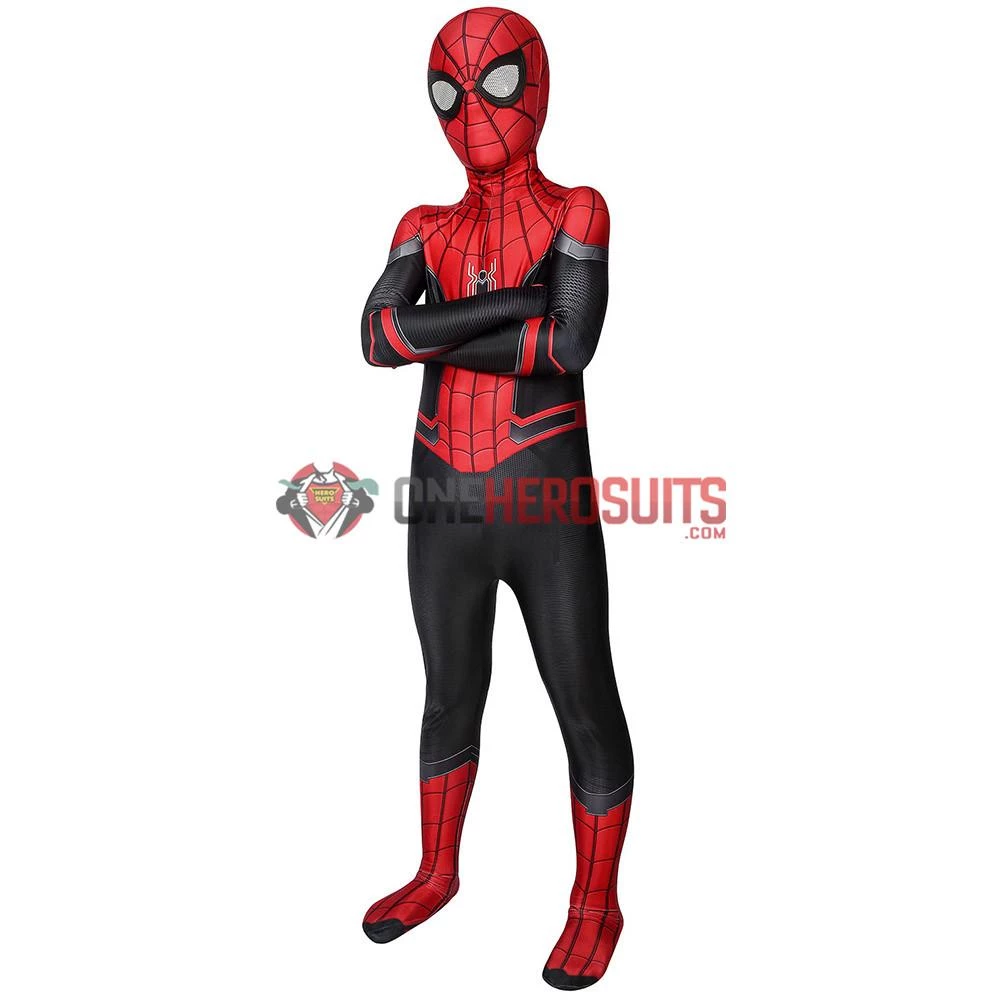 OneHeroSuits Christmas Gifts For Kids Spider-man Costume Far From Home HD Printed Suit Zentai/Jumpsuit 3 OneHeroSuits Christmas Gifts For Kids Spider-man Costume Far From Home HD Printed Suit Zentai/Jumpsuit