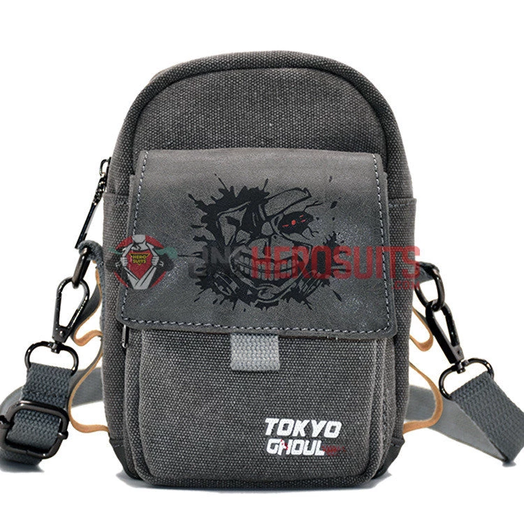 Tokyo Ghoul Printed Fanny Pack 3 Pocket Bulit-In - OneHeroSuits 2 Tokyo Ghoul Printed Fanny Pack 3 Pocket Bulit-In - OneHeroSuits