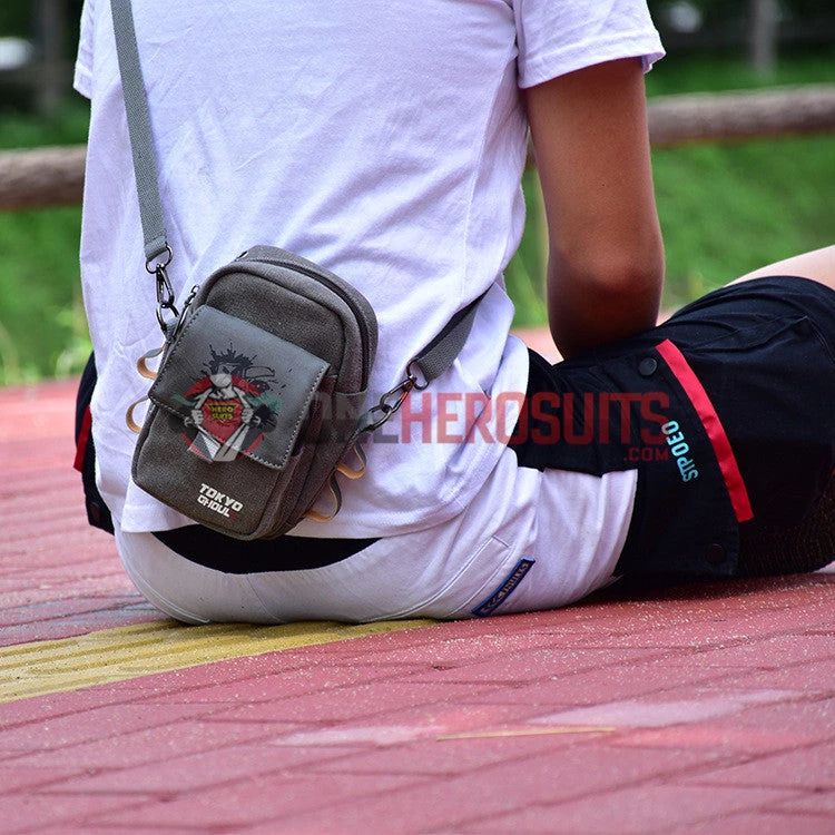 Tokyo Ghoul Printed Fanny Pack 3 Pocket Bulit-In - OneHeroSuits 4 Tokyo Ghoul Printed Fanny Pack 3 Pocket Bulit-In - OneHeroSuits