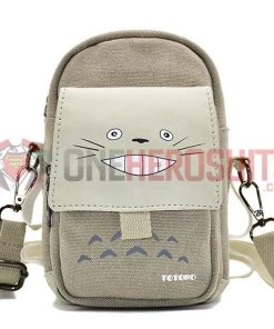 Totoro Smile Printed Waist Bag 3 Pocket - OneHeroSuits Accessories