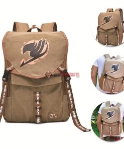 OneHeroSuits Fairy Tail Backpack Natsu Guild Symbol Printed Animation Creative Bag Accessories