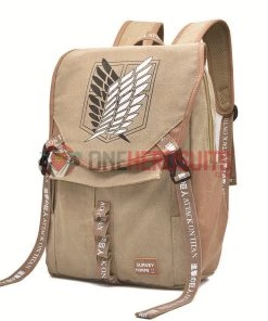 OneHeroSuits Attack On Titan Backpack The Wings Of Freedom Printed Animation Bag Ver.2 Accessories