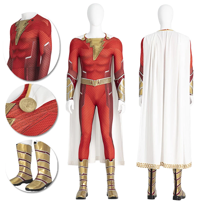 OneHeroSuits Shazam 2 Cosplay Costumes Shazam Fury Of The Gods Suits 1 OneHeroSuits Shazam 2 Cosplay Costumes Shazam Fury Of The Gods Suits