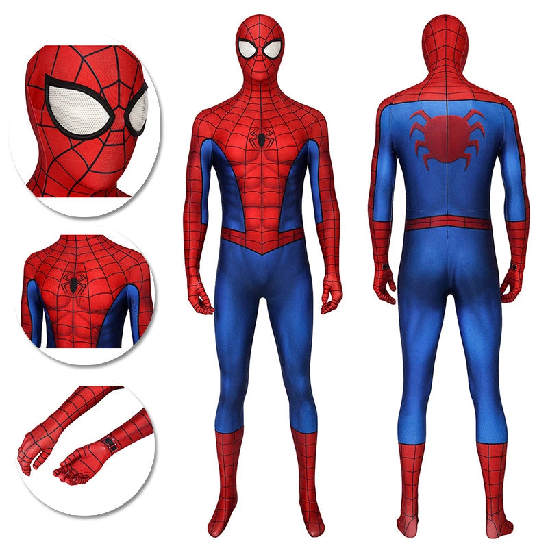 OneHeroSuits Spider-Man PS4 Game Cosplay Costumes 3D Classic Cosplay Suit Zentai/Jumpsuit 1 OneHeroSuits Spider-Man PS4 Game Cosplay Costumes 3D Classic Cosplay Suit Zentai/Jumpsuit