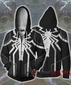 OneHeroSuits Cozy Hoodies Spider-man Hoodies Creative Printed Zip-Up Hooded Sweatshirt Collection
