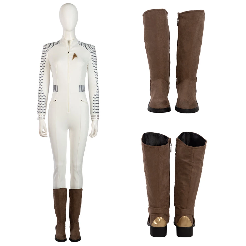 OneHeroSuits Star Trek Cosplay Boots Nurse Chapel Top Level Shoes Costumes 1 OneHeroSuits Star Trek Cosplay Boots Nurse Chapel Top Level Shoes Costumes