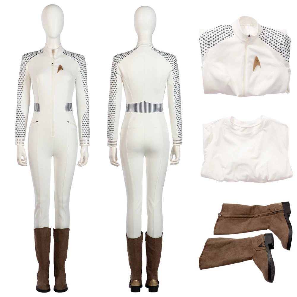 OneHeroSuits Star Trek Cosplay Costumes Nurse Chapel White Top Level Suits 1 OneHeroSuits Star Trek Cosplay Costumes Nurse Chapel White Top Level Suits