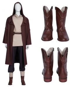 OneHeroSuits Star Wars Obi Wan Kenobi Cosplay Boots Robes Shoes