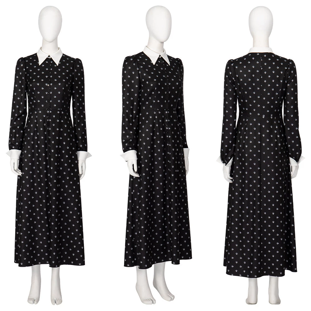 OneHeroSuits The Addams Family Cosplay Costume Wednesday Addams Dress Costumes 1 OneHeroSuits The Addams Family Cosplay Costume Wednesday Addams Dress Costumes