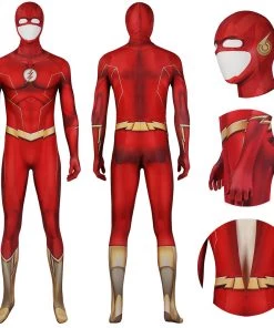 OneHeroSuits The Flash S8 Cosplay Costumes Barry Allen 3D Printed Bodysuit
