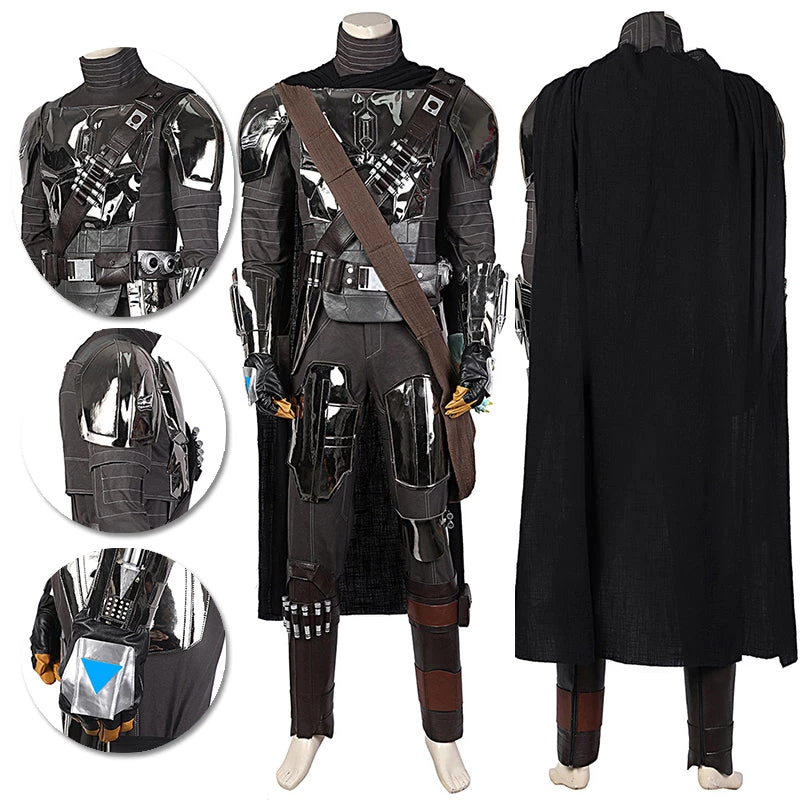 OneHeroSuits The Mandalorian Cospaly Costume Season 2 Leather Cosplay Suit Costumes 1 OneHeroSuits The Mandalorian Cospaly Costume Season 2 Leather Cosplay Suit Costumes